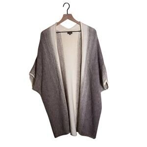 MANTOVANI STUDIO open front wool blend Italian cardigan M